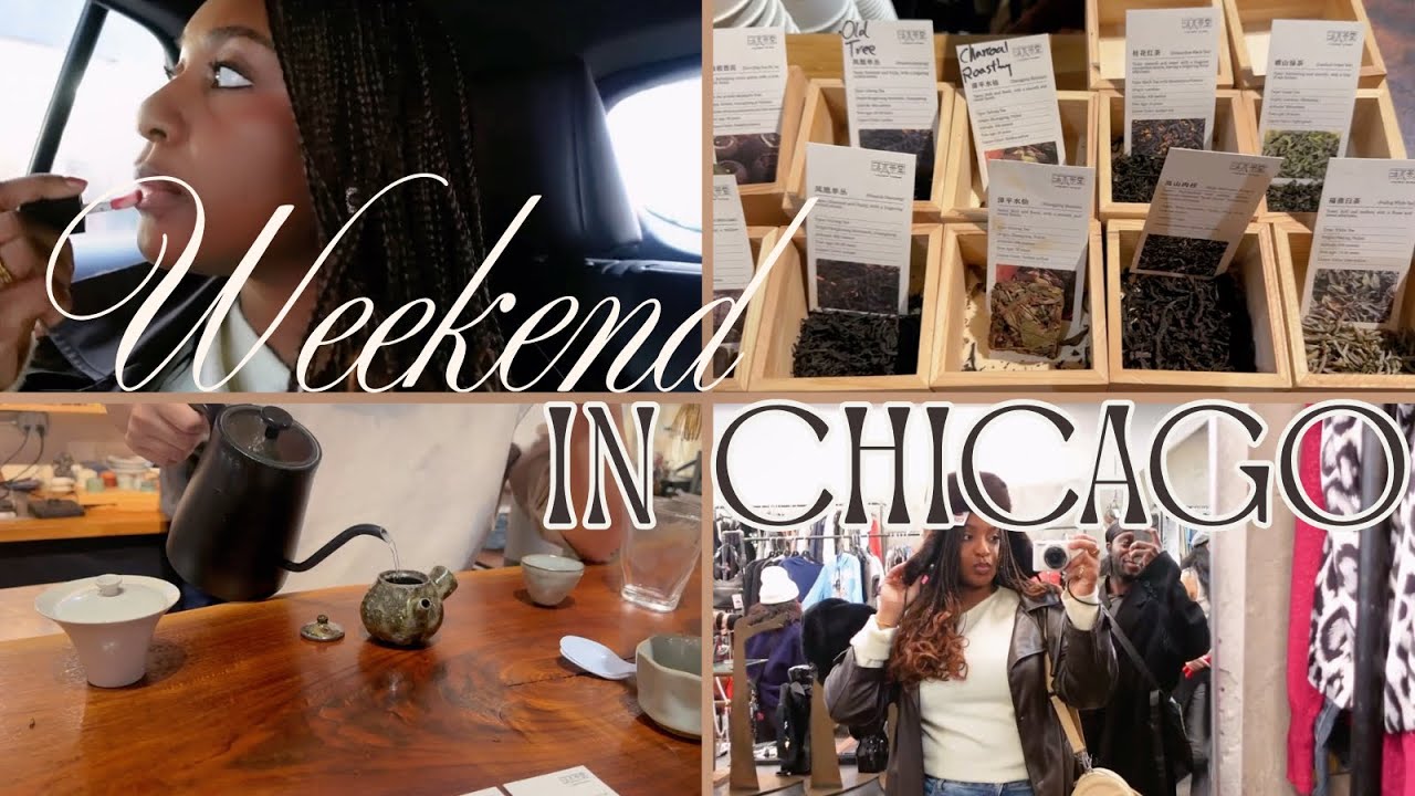 Weekend in Chicago VLOG | Vintage Shopping, Tea Tasting, Recent Pickups