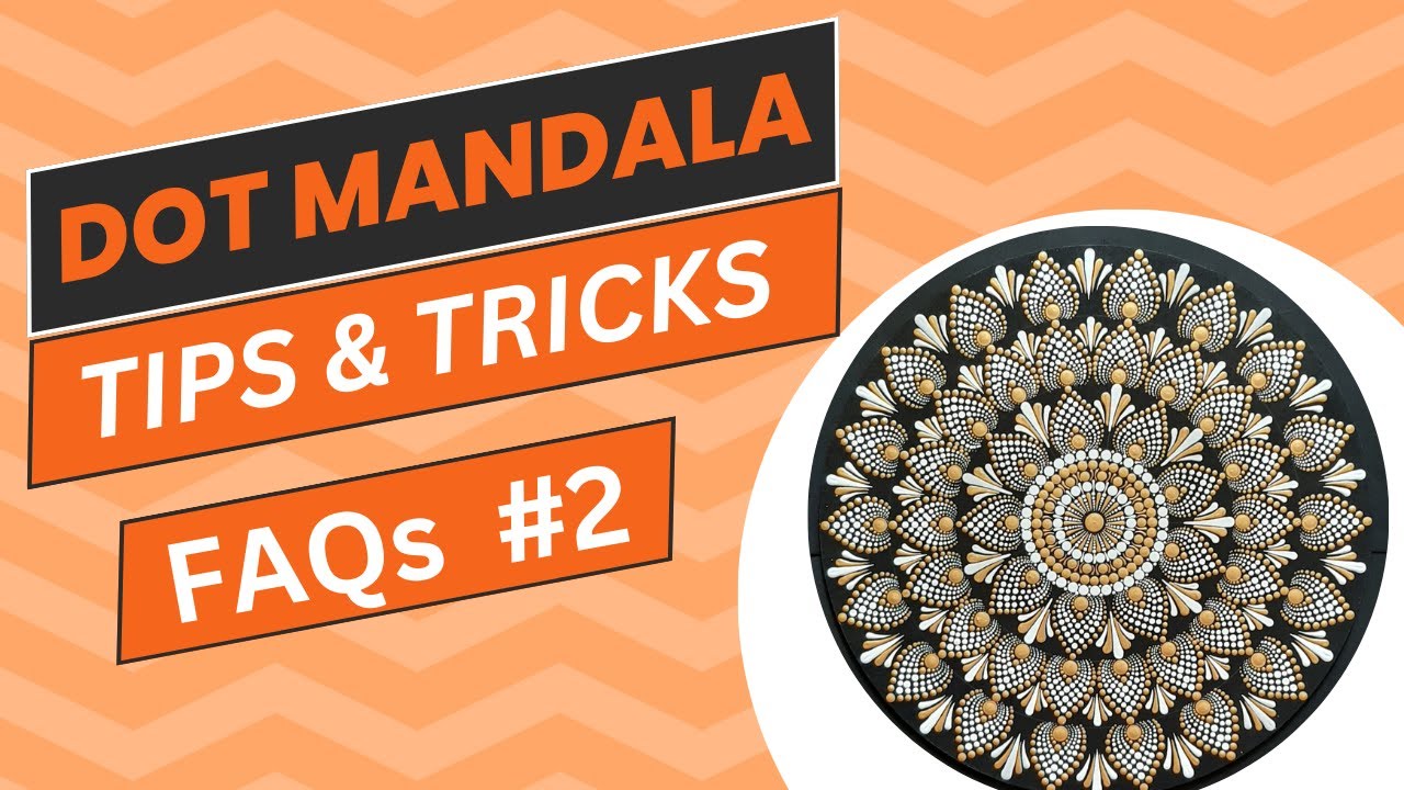 Dot Mandala | Tips and FAQs | How to Find Consistency of Paints? | #2 | 2024 | ATM Creations