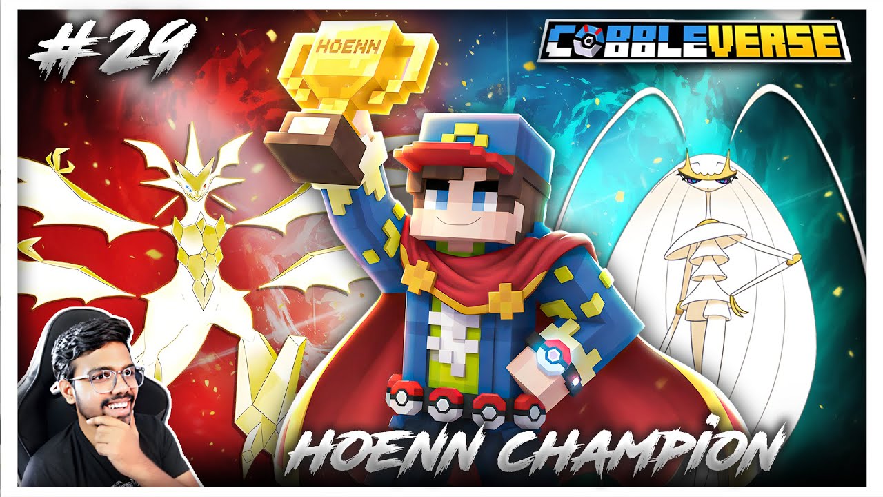 I Became the HOENN CHAMPION in Cobbleverse Minecraft! 🏆