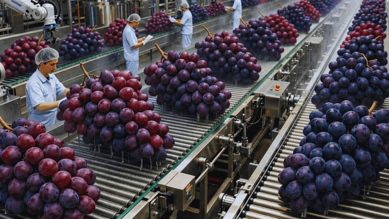 Inside a Modern Winery: How Wine Is Made From Fresh Grapes (The entire process)