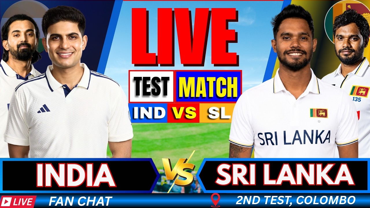 🔴IND vs SL: India vs Sri Lanka, 2nd Test Day 1 | Live Cricket Match Today | IND SL Live Watchalong