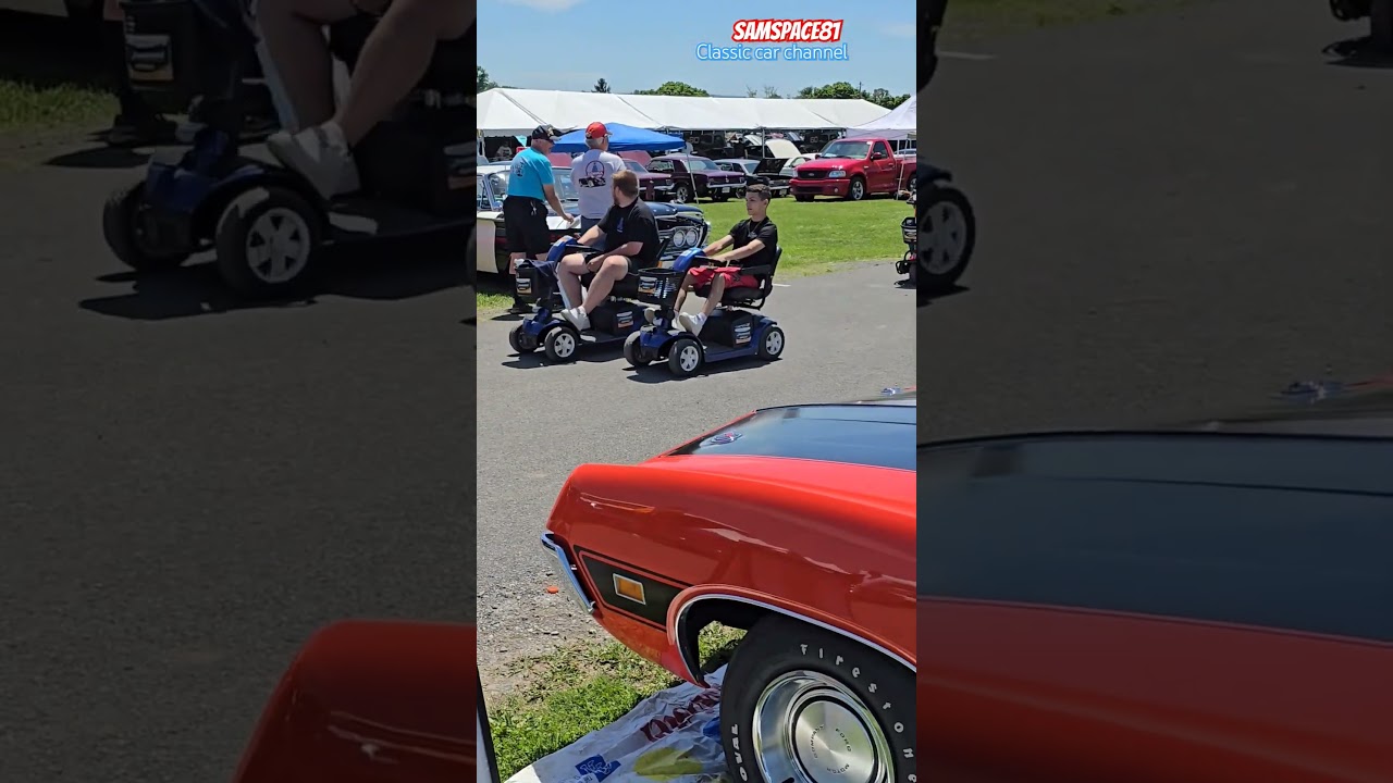 2024 Ford Nationals car show is absolutely out of control, bikers take over! #classiccars #carlover