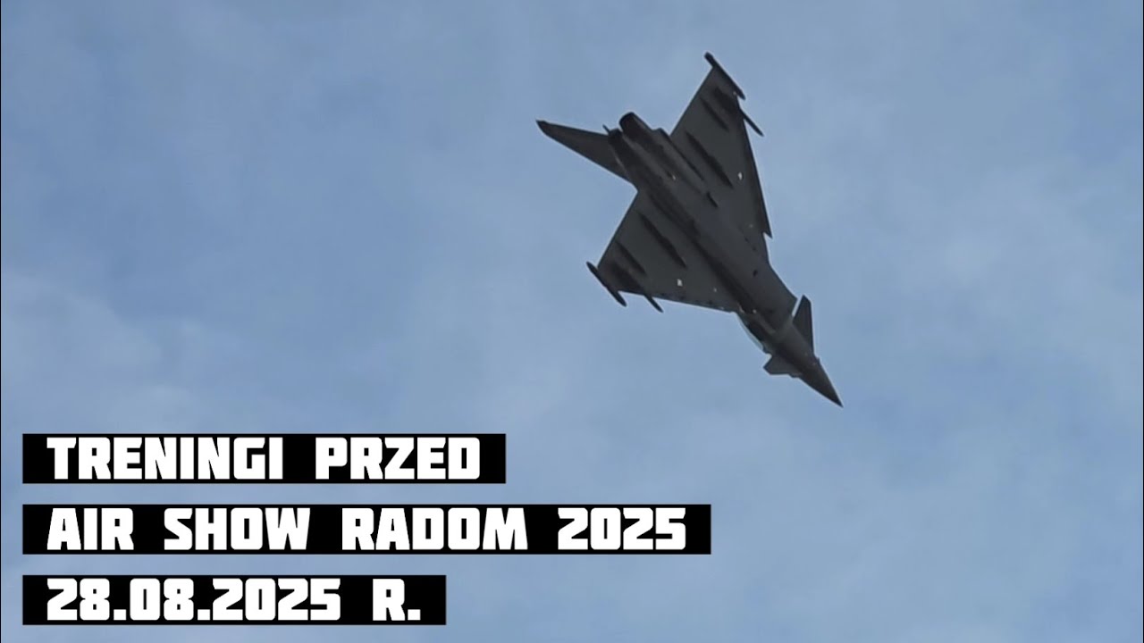 Trening przed Air Show Radom 2025. 28.08.2025 r.