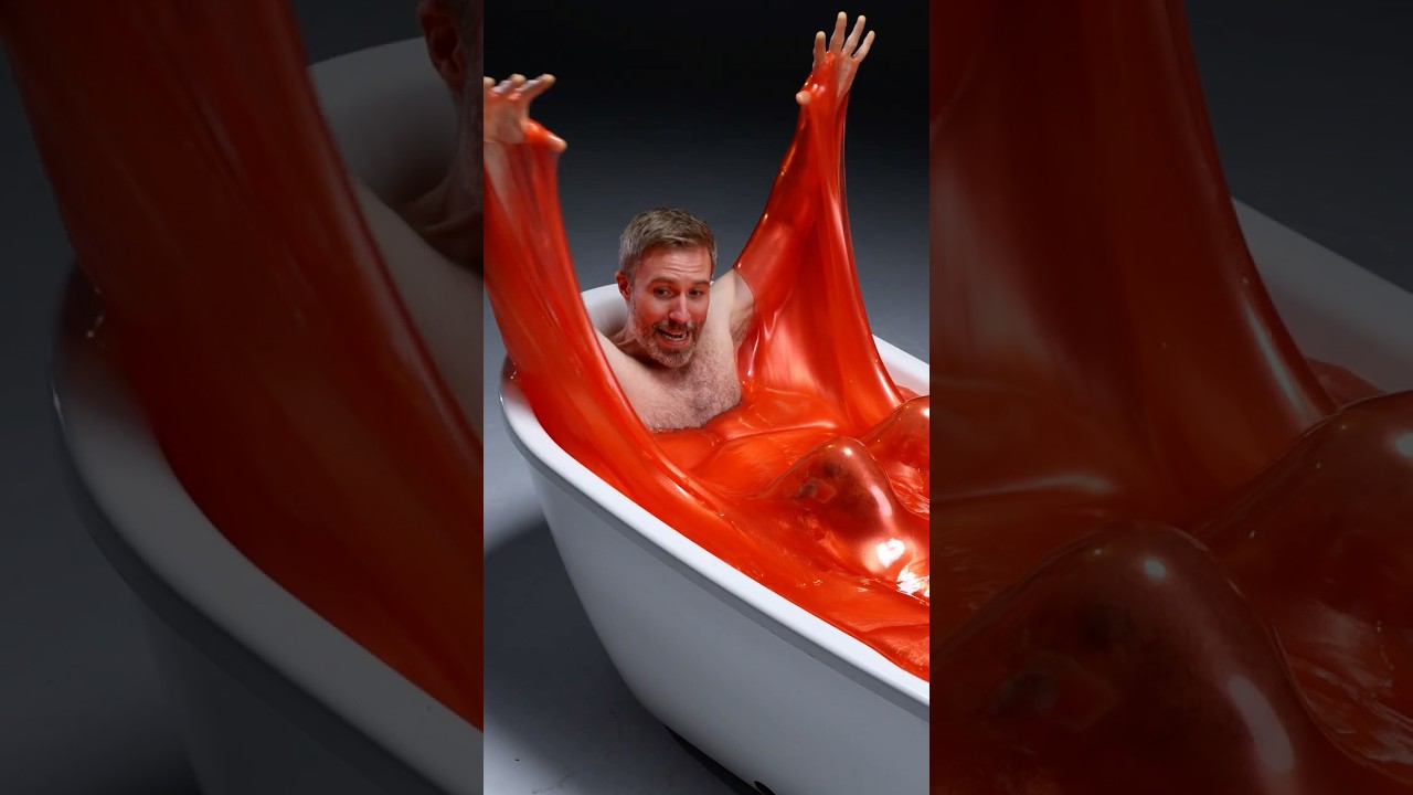 Jump Into This Bathtub of Slime!!