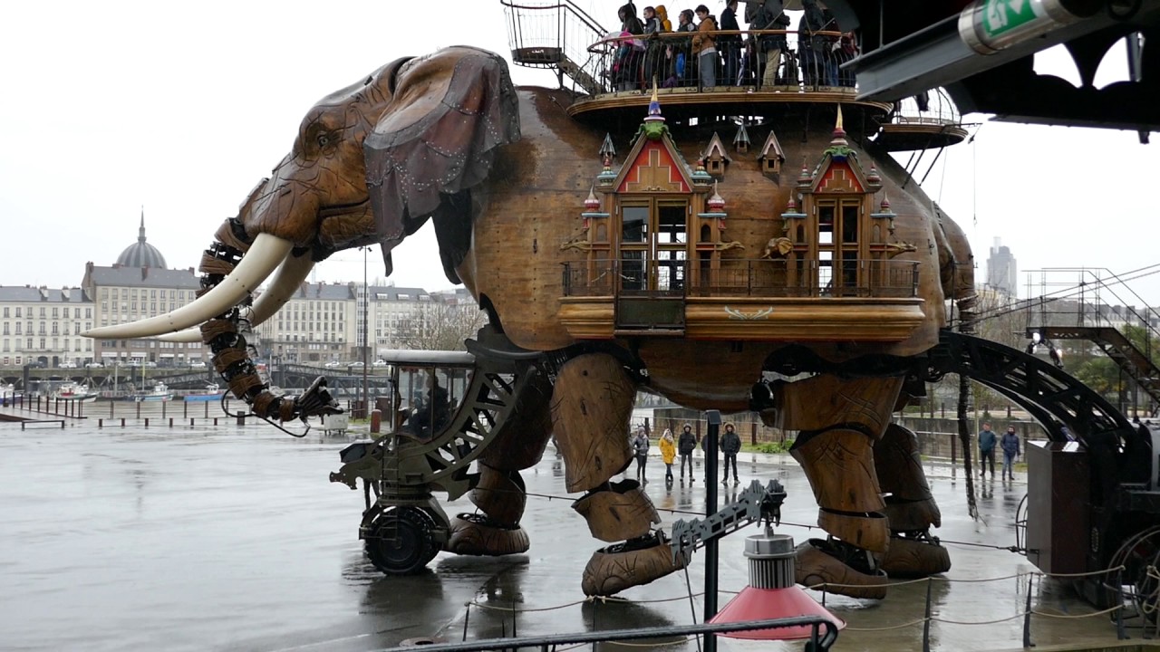 L'&eacute;l&eacute;phant de Nantes mugit sous la pluie (12/03/2017)