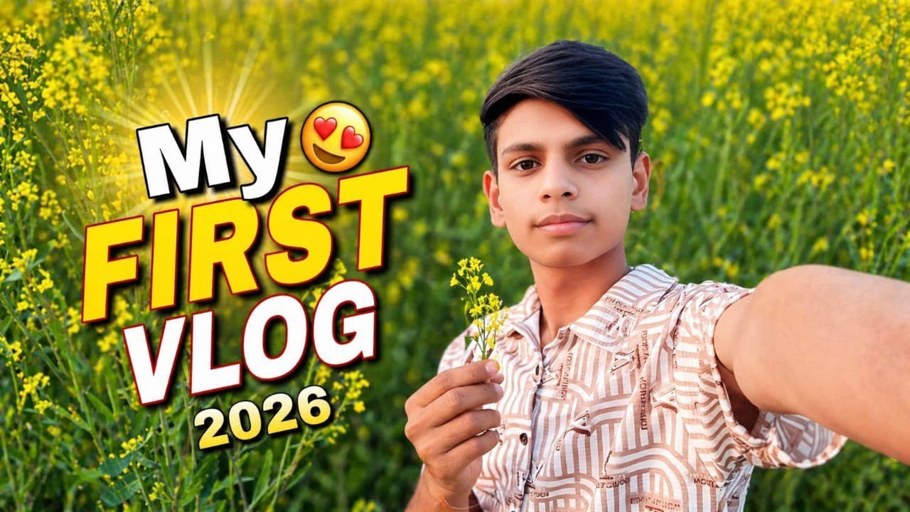 MY FIRST VLOG ||  2026 😊
