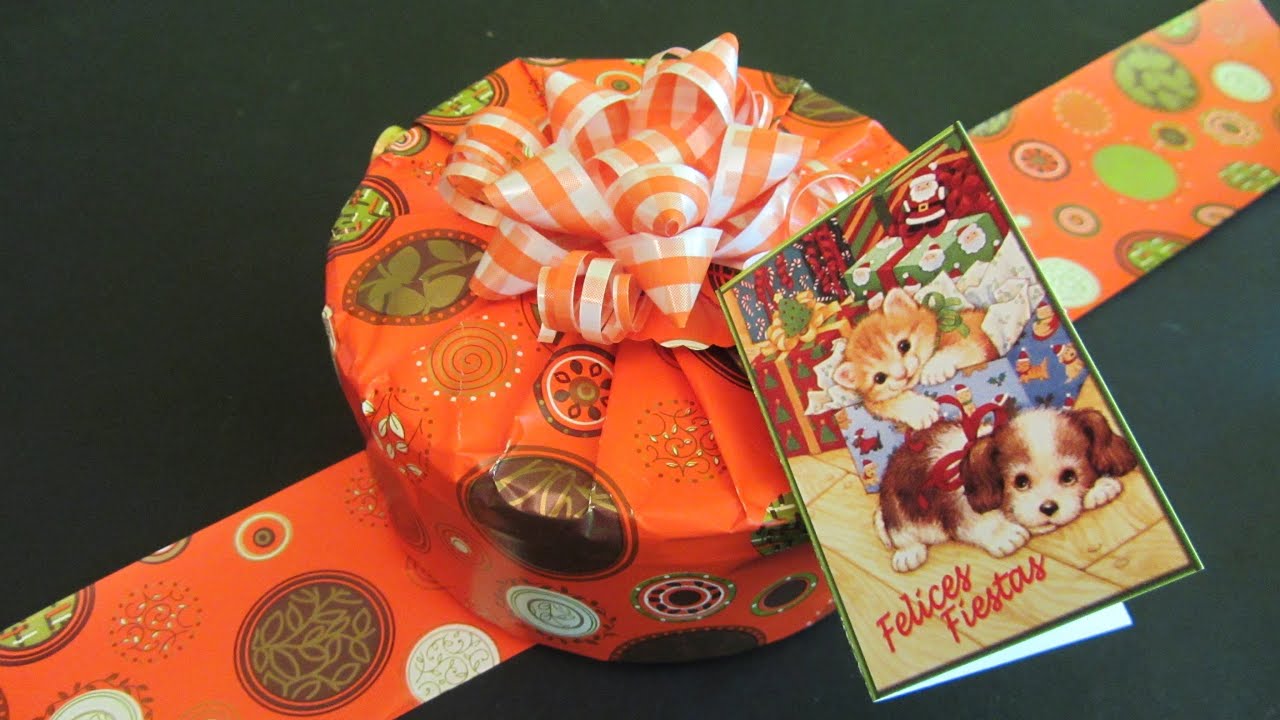 Tutorial: Envoltorio circular con abrefácil. Circular easy-open envelope