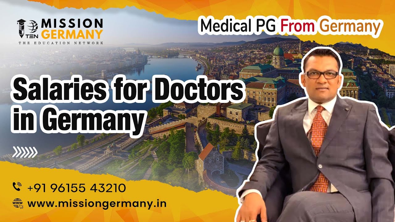 SALARIES FOR DOCTORS IN GERMANY | Medical PG in Germany