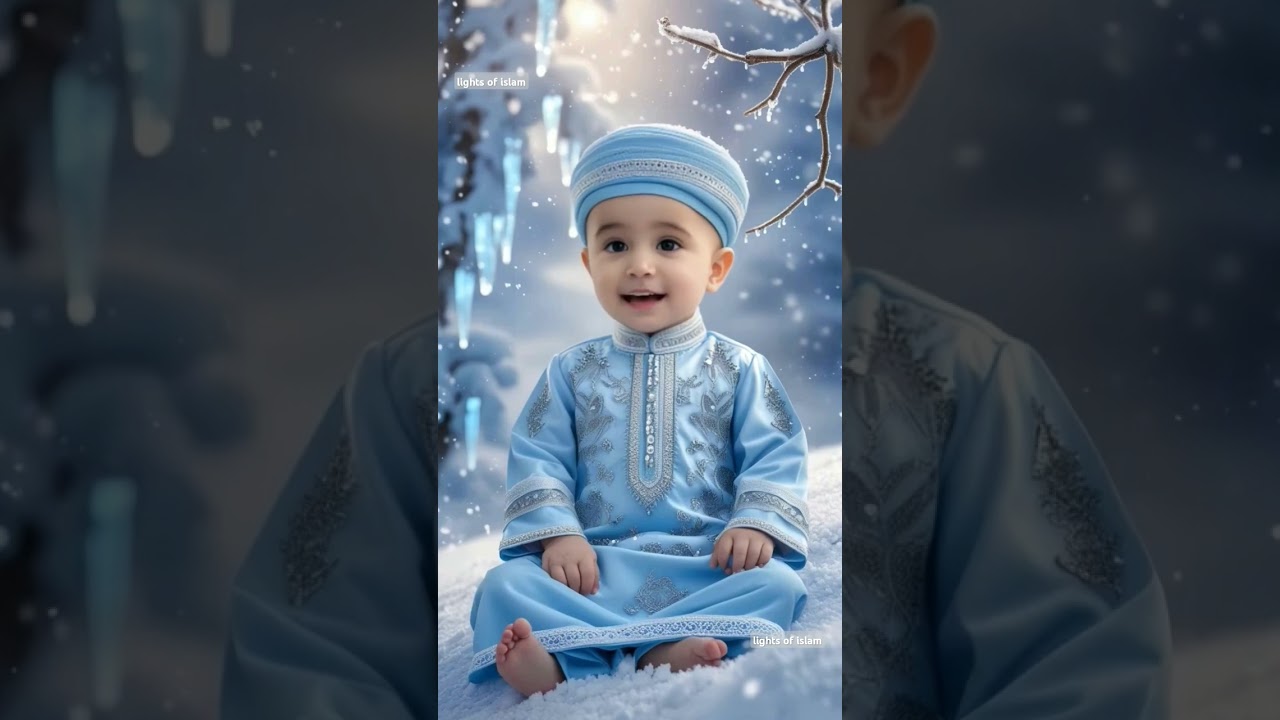 Kalma sharif #islamicshorts #baby #allahhuakber #viralvideo #cutebaby #allah #ai #islam #masjid #nat