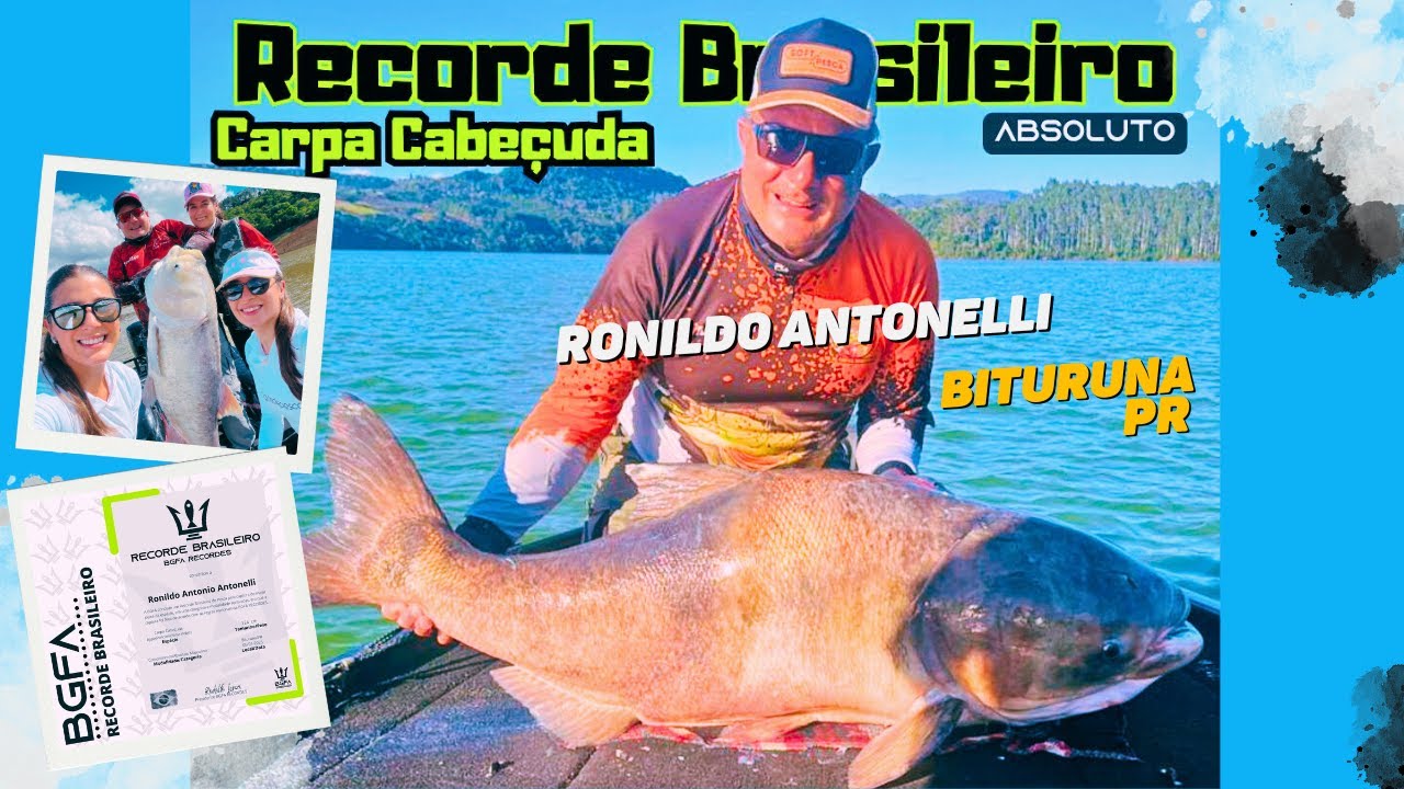Peixe Gigante - Recorde Brasileiro pescador Ronildo Antonelli 🎣🎣🐟