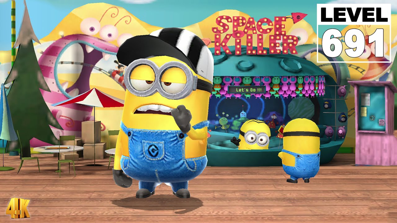 Minion Rush LEVEL691 - Referee Minion increase Despicable Multiplier 10 times in a run | PC UHD4K