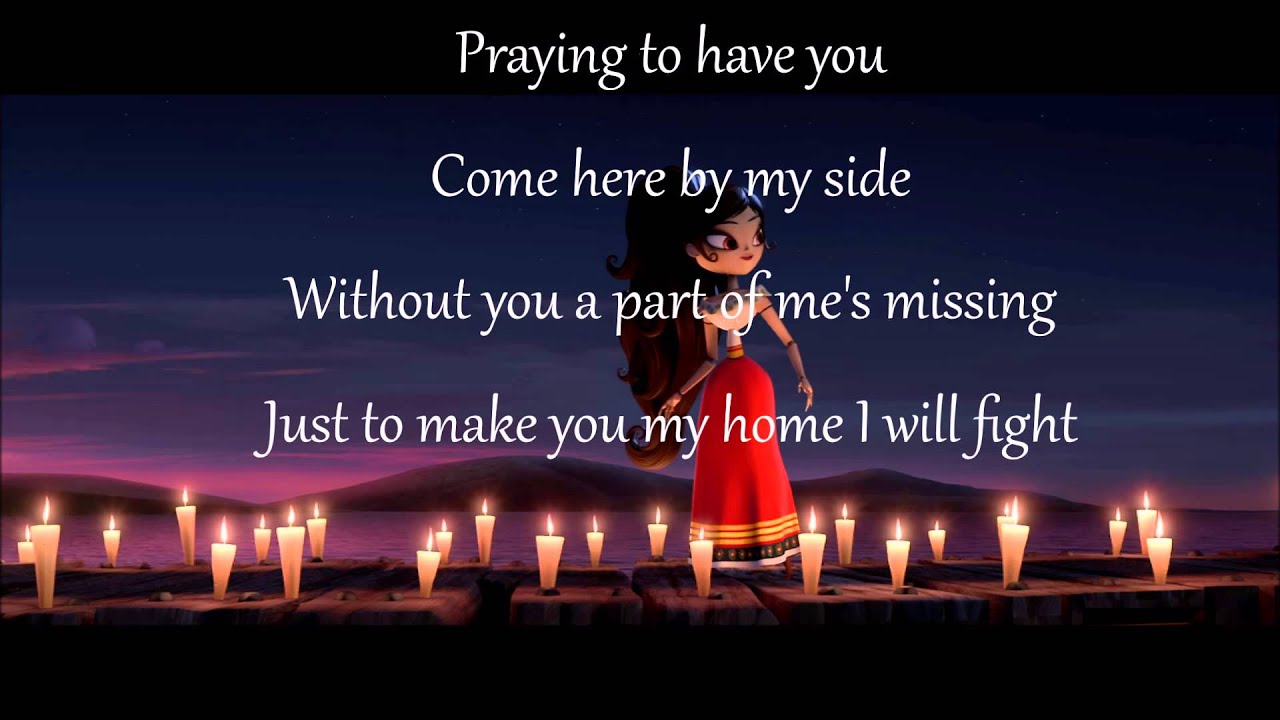 The Book of Life- I love you too much Lyrics