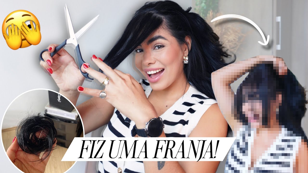 FIZ UMA FRANJA! (2026 ano do desapego haha) | Joyce Lima
