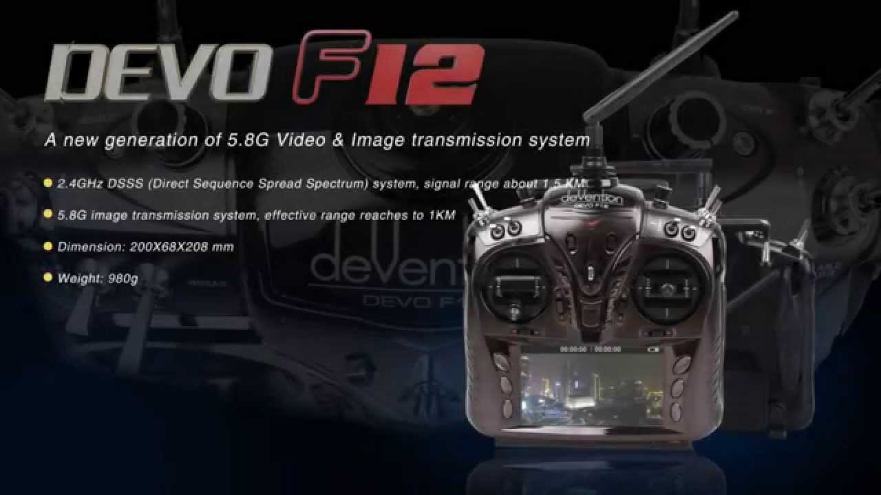 The Walkera New Generation FPV transmission DEVO F12.
