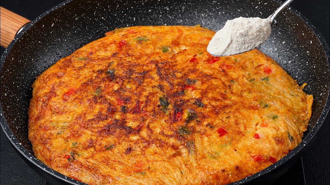 I can cook this every day! Just 2 potatoes and eggs — better than pizza!
