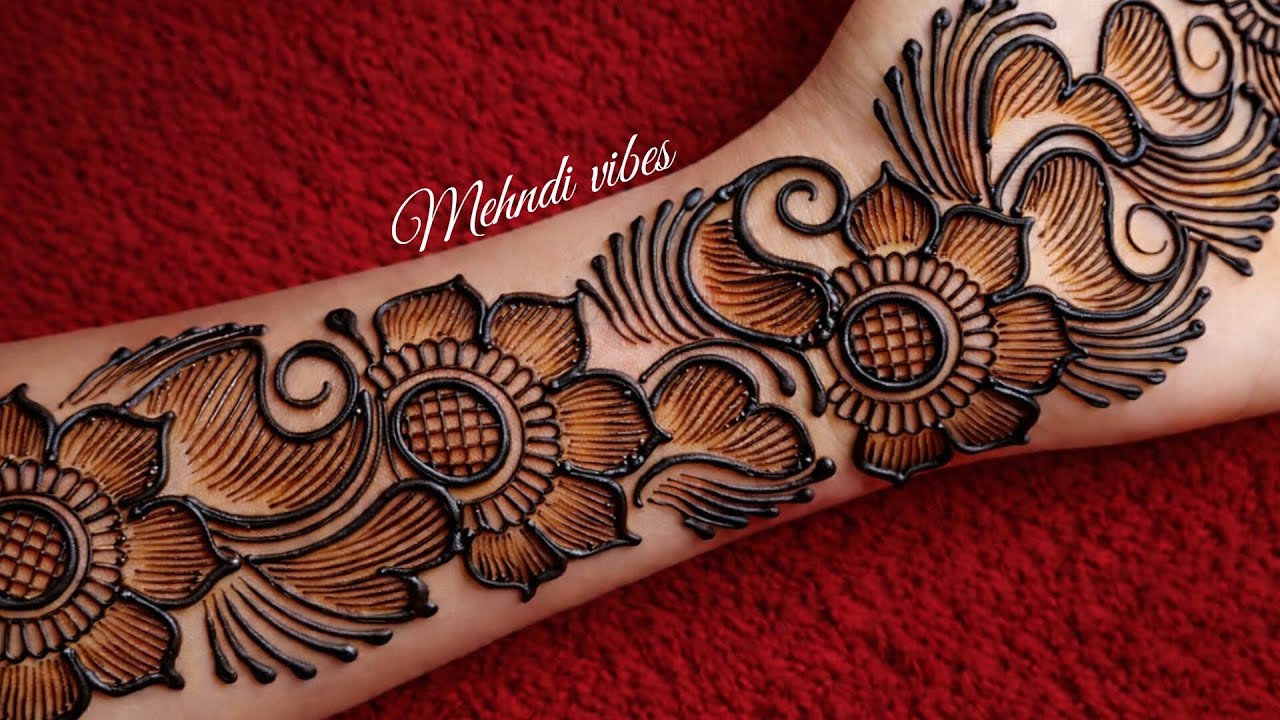 अरेबिक मेहंदी डिझाईन | Arabic Mehndi Design | Shaded Mehndi Design | mehndi ka design | Mehndi 2026.