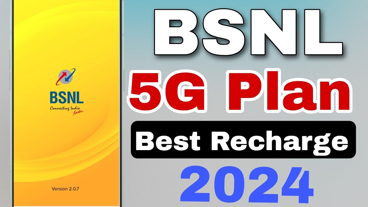 Bsnl Recharge Plan 2024 5g Unlimited Data | Bsnl 5g Unlimited Data | Bsnl 5g recharge plan 2024
