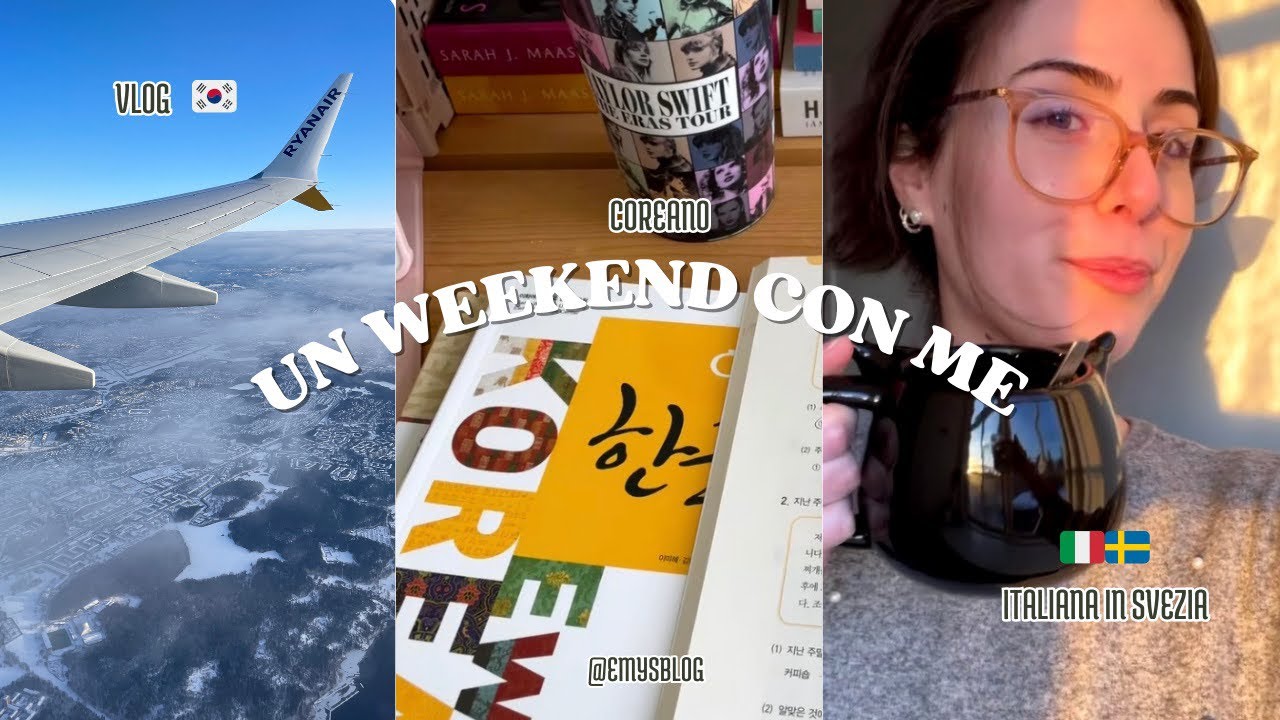 un weekend insieme | vita in svezia studiando coreano e leggendo niovi libri🇸🇪📚🇰🇷