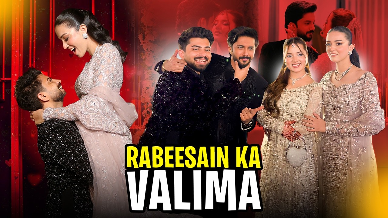 Sabse Lambi Shaadi Ka The End | Rabeesain Ka Valima | Zaraib Vlogs