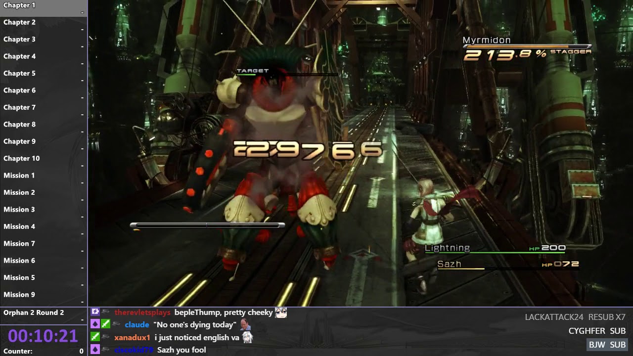 FFXIII Platinum Trophy speedrun in 21h28m (Part 1)
