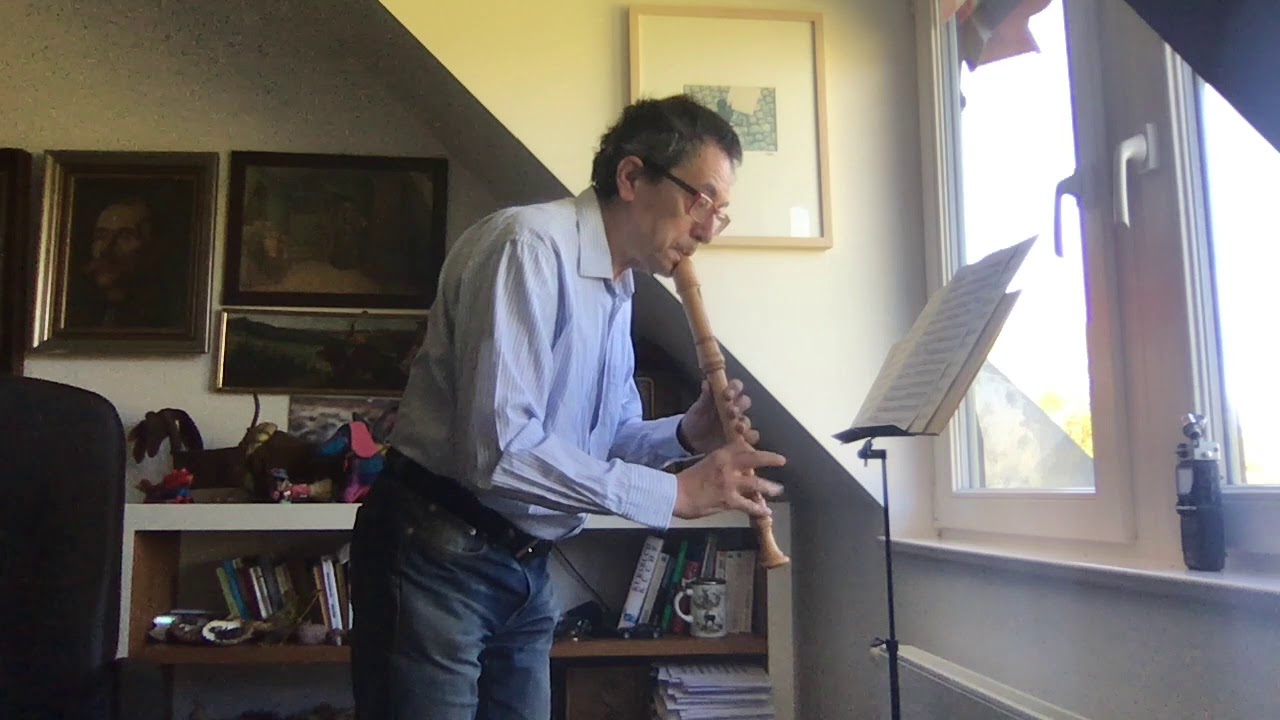J.  D.  Braun 1740 Pièces sans basse, no 13 Capricio, for alto recorder