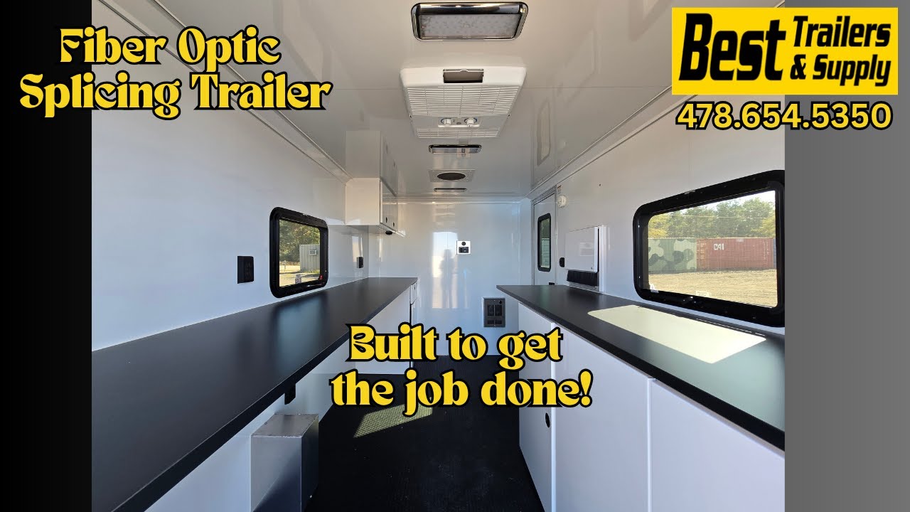The Ultimate Mobile Fiber Optic Workstation – ATC 7x12 Trailer Tour!