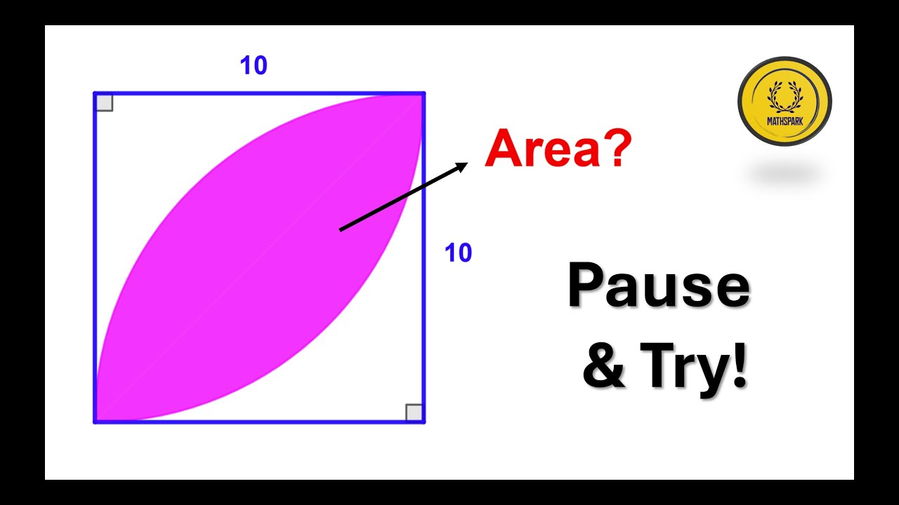 Can You Solve This Challenging Question? 🤔 Vesica Piscis Area in a Square!