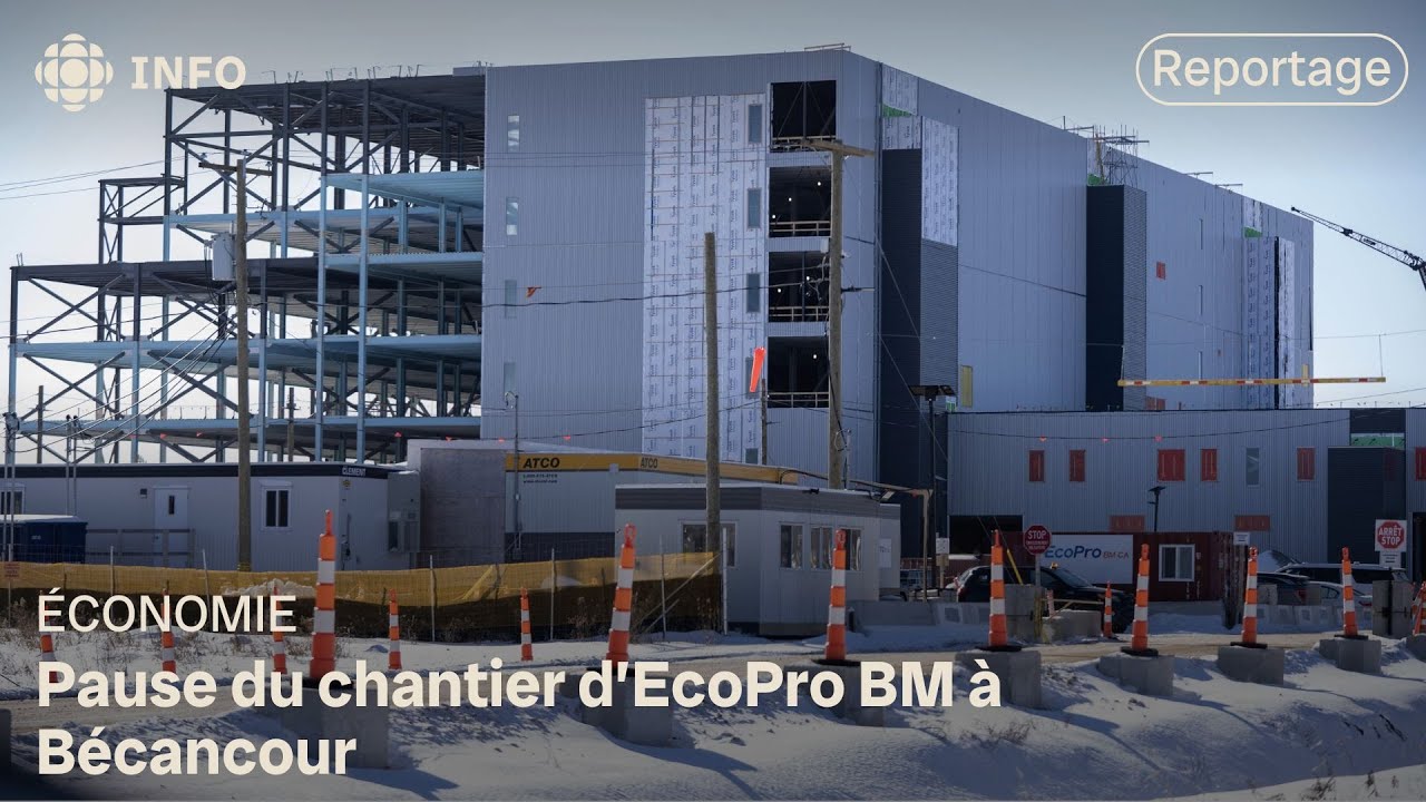 Autre pause à venir pour le chantier d’EcoPro BM à Bécancour
