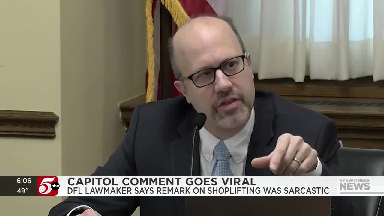 Lawmaker comment about ‘benefits of shoplifting’ goes viral