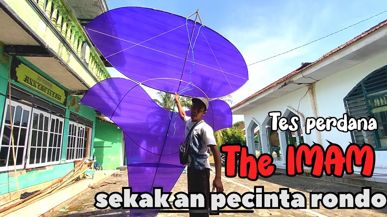 tes terbang si IMAM  layangan sekak mbenjret