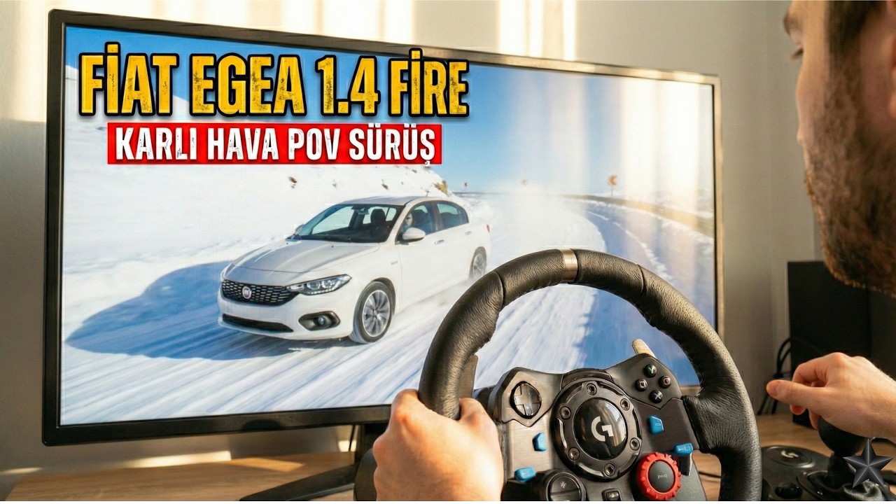 SNOW DRIVE ❄️ Fiat Egea 2026 (Concept) | Logitech G29 POV Gameplay [ASMR]