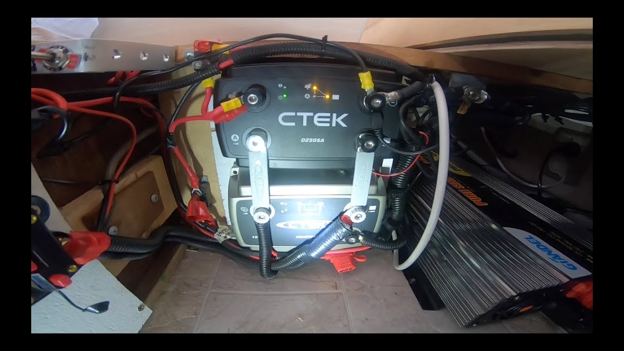 ctek d250sa with smartpass in my caravan