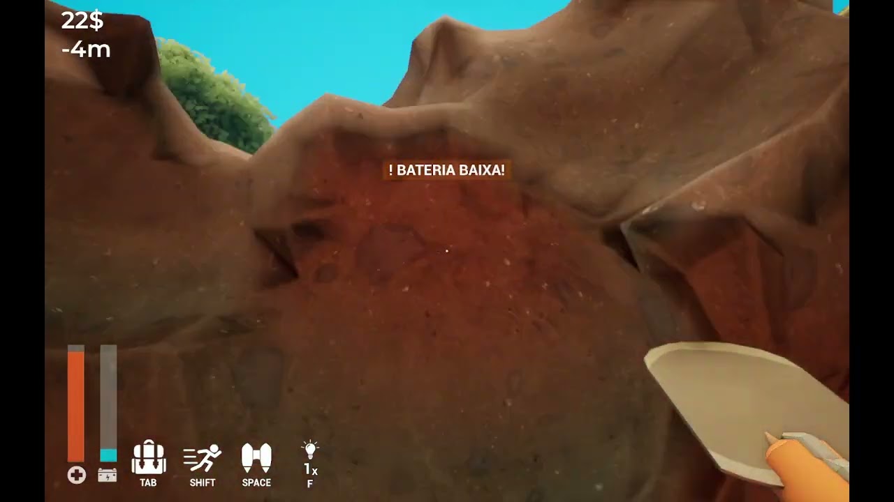 episodio 3 jogando cave um buraco mais conhecido como digging a hole