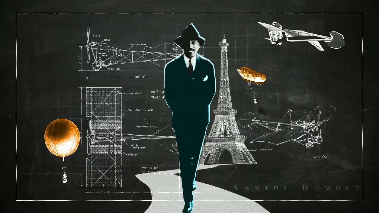 Flugzeug-Erfinder Alberto Santos Dumont
