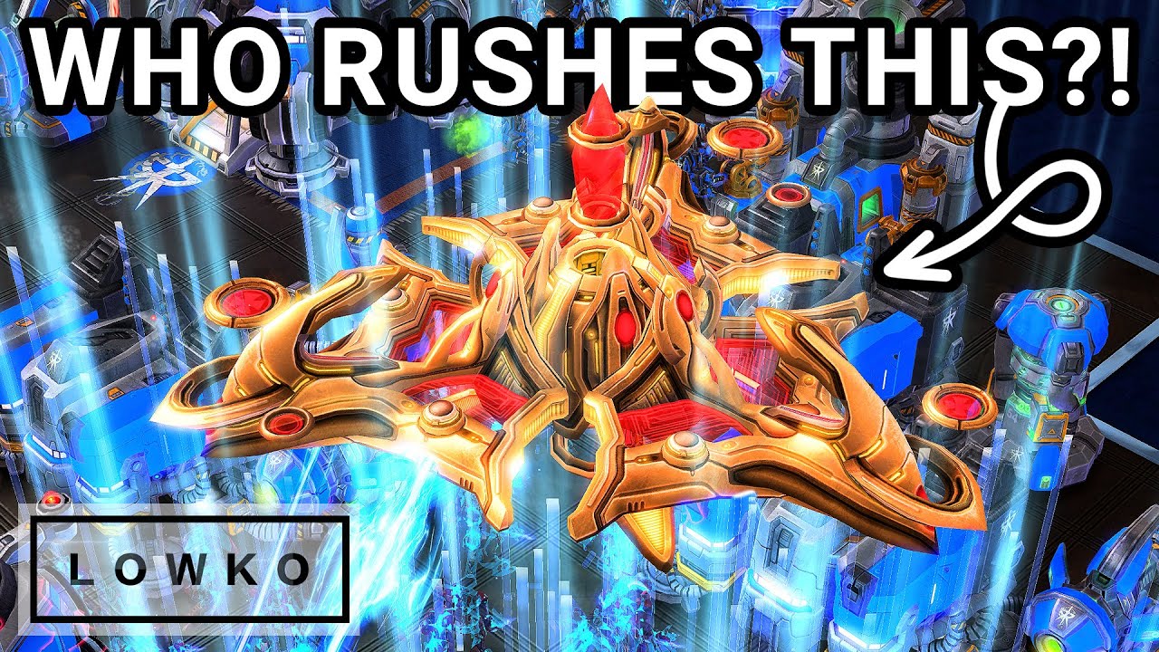 StarCraft 2: The MASS RECALL Mothership Rush!