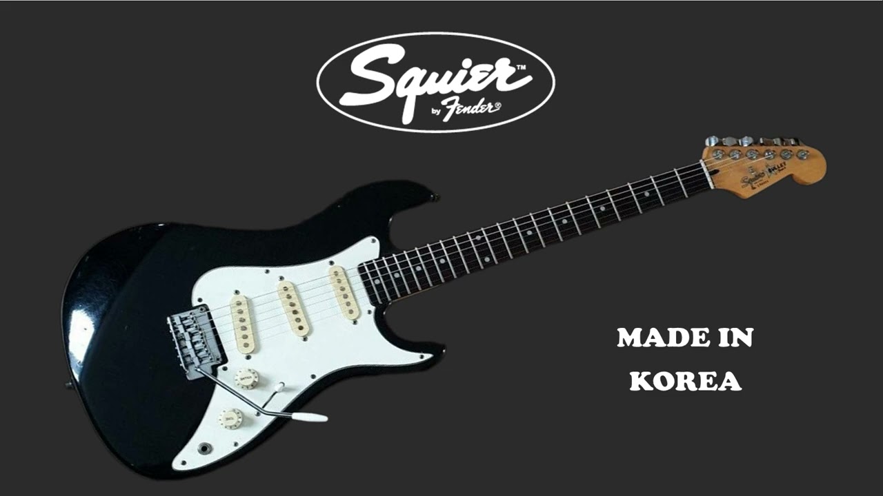 A History Of The Fender Bullet 1 USA to KOREA Squier Guitar.
