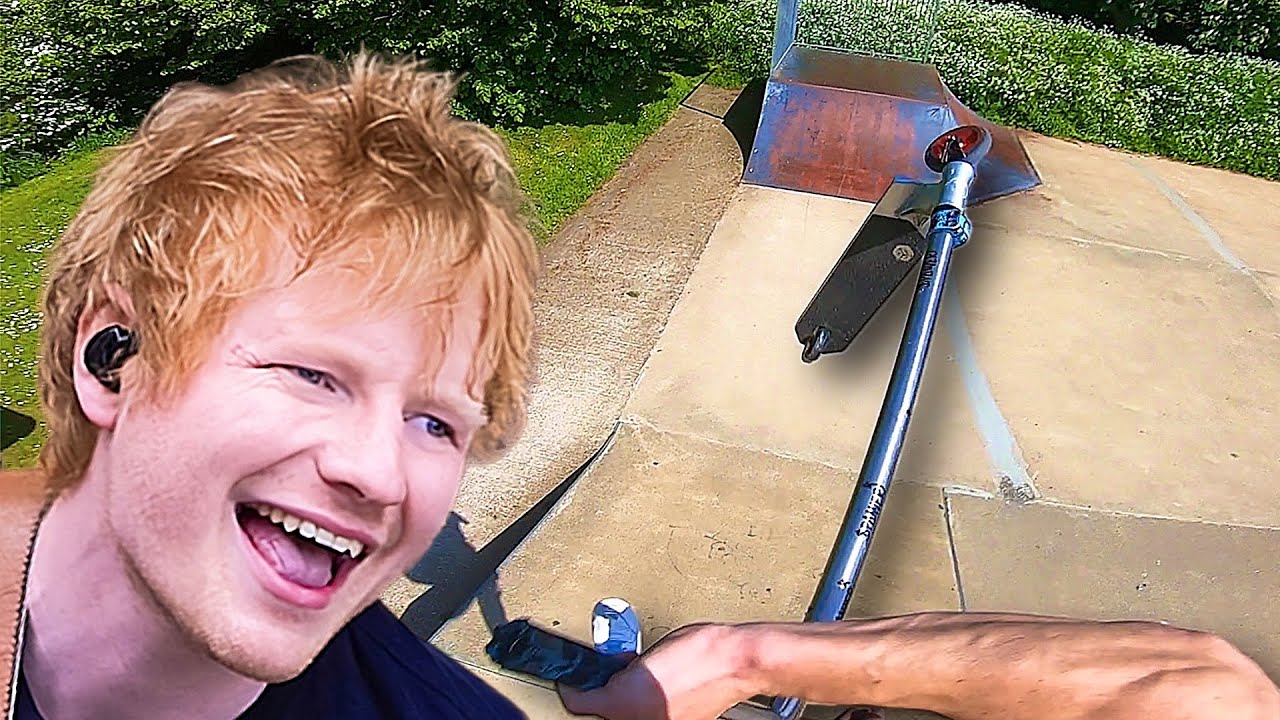 Riding Ed Sheeran&rsquo;s Skatepark!