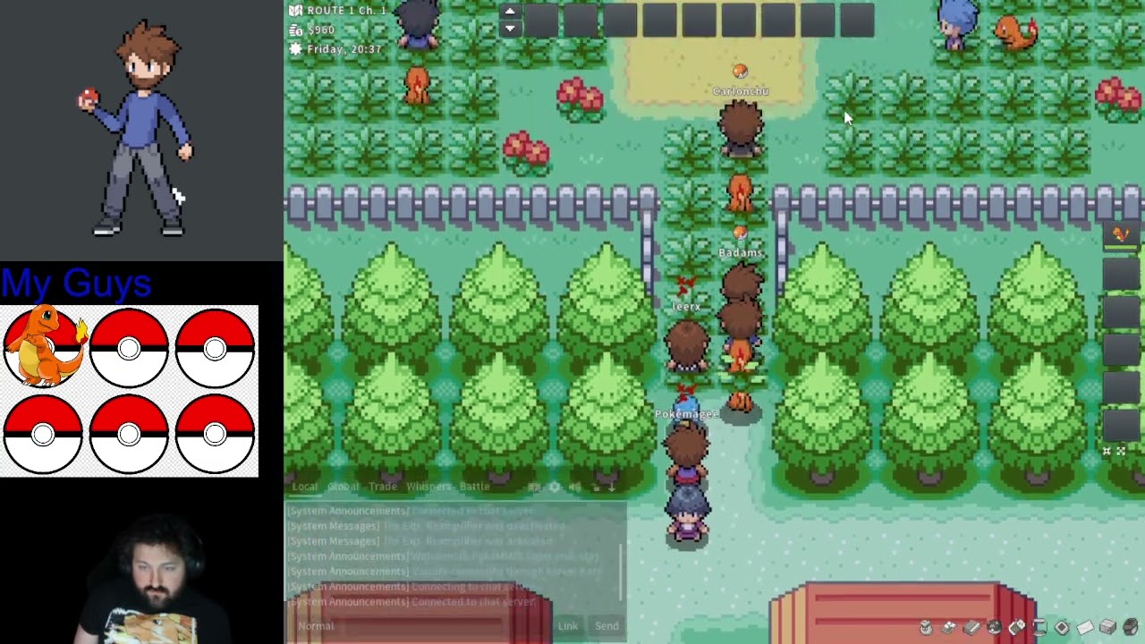 PokeMMO: Journey Through the Viridian Forest! | Day 1