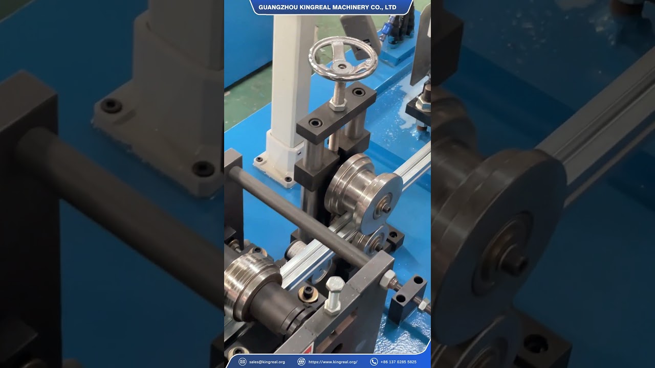 KINGREAL Tube Roll Forming Machine, Metal Tube Mill Making Machine, Steel Pipe Making Machine