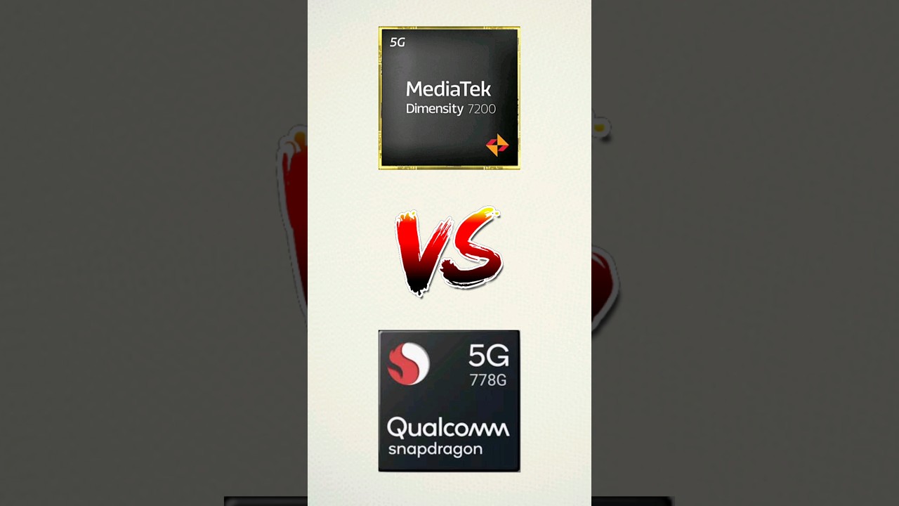 Dimensity 7200 vs Snapdragon 778G #shorts #gamingprocessor