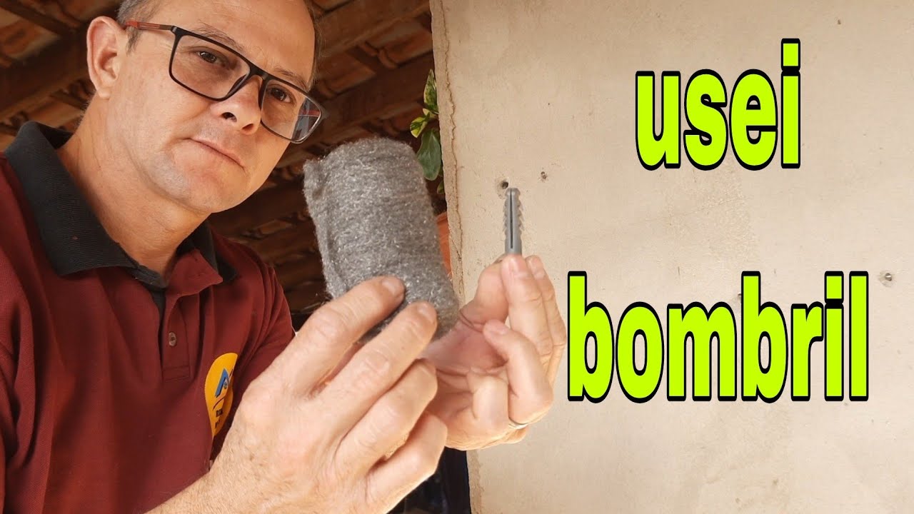 Bucha frouxa ? Eu uso bombril ! / Como parafusar bucha frouxa usando bombril.