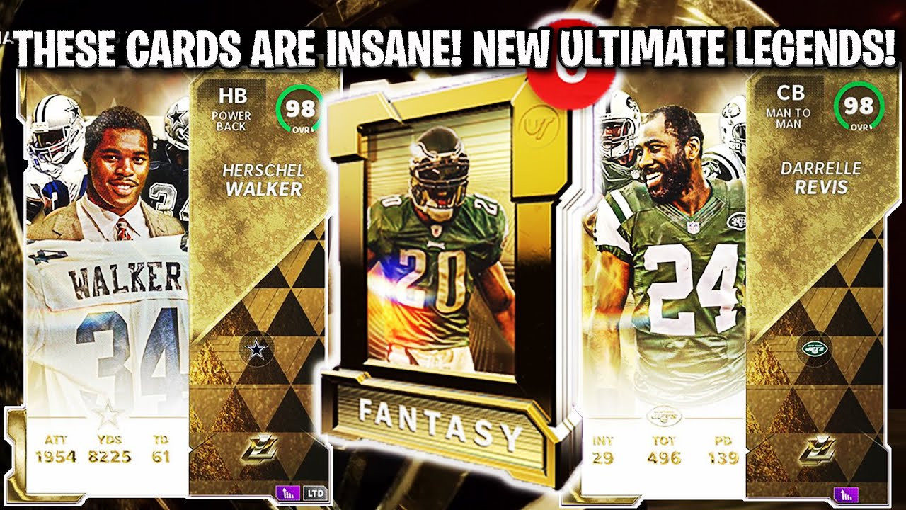 THESE CARDS ARE INSANE! 98 OVERALL ULTIMATE LEGEND LTD HERSCHEL, REVIS, AND SHOCKEY! | MADDEN 21