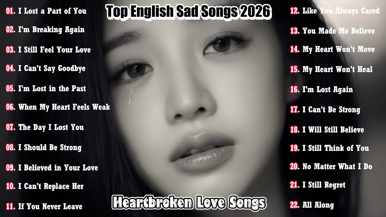 Top English Sad Songs 2026 - NiExshadow | Beautiful Love Song Relaxing | Newest Trending TikTok Song