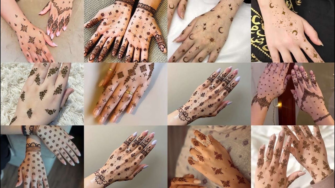 Simple & Aesthetic Mehendi Design | Latest Simple Mehendi Designs 