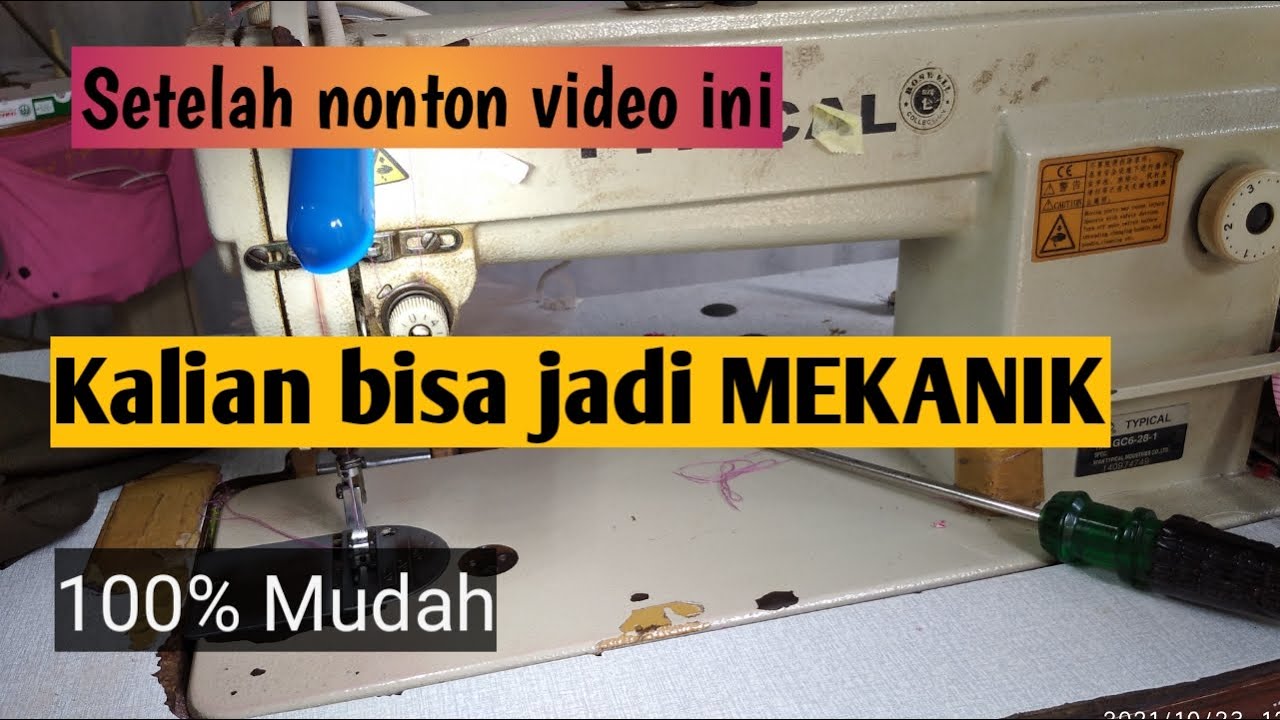 Cara mengatasi mesin jahit typical macet.            #serviceme5sinjahit #servis #mesin  #tutorial