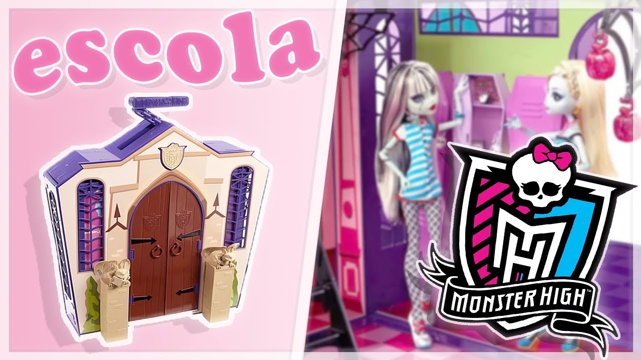UNBOXING, LIMPEZA E MONTAGEM DA ESCOLA DE MONSTER HIGH