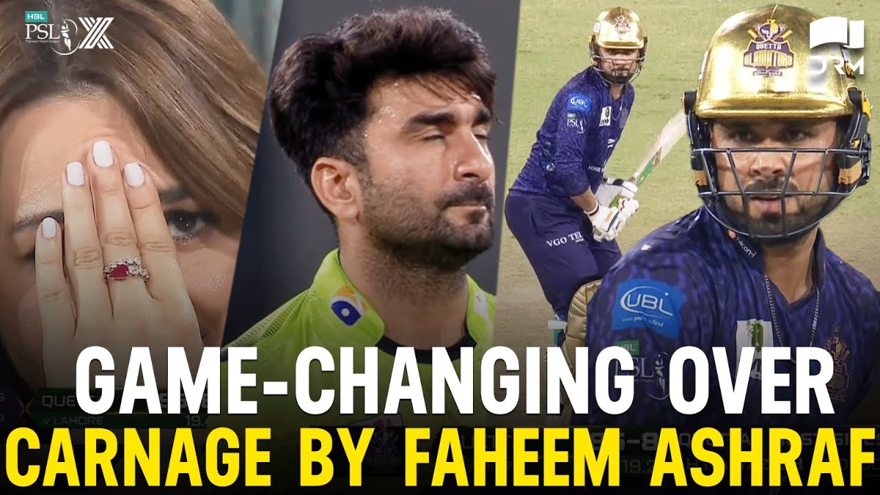 Rana Faheem Ashraf's Supremacy in Last Over💥| Quetta vs Lahore | Match 34 | HBL PSL X | M3O1K