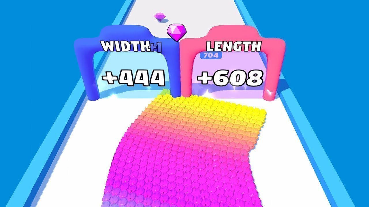 CANVAS RUN - Satisfying Mobile Game All Levels Gameplay Walkthrough (iOS & Android)