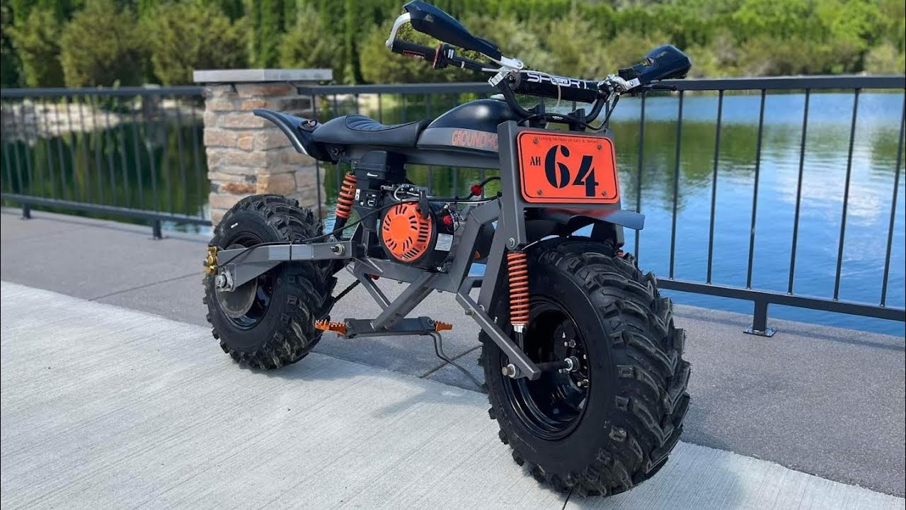 Homemade Motorcycle - Budget Build - Fat Tire-$1,000 In Materials - Garrett's Bike Episode 3