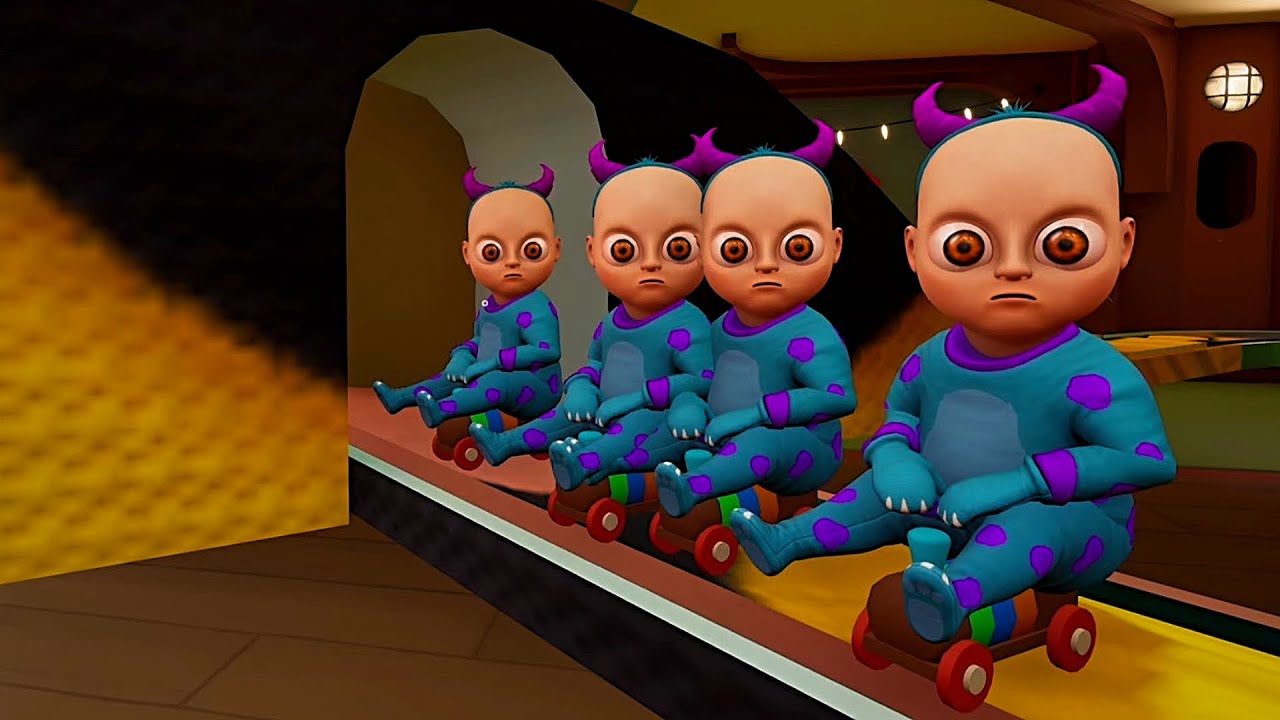 СОЗДАЛ 3 ЖЕЛЕЗНЫХ ДОРОГИ В ИГРЕ The Baby In Yellow